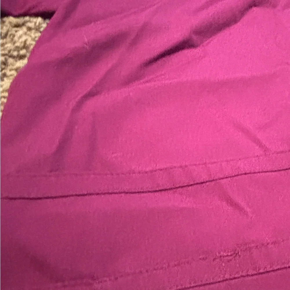 WonderWink Plus Size Scrub Top 3X Burgundy Medical Uniform Nurse - Picture 2 of 6